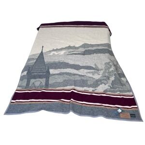 Rare Pendleton Campaign Montana blanket NWT University Of Montana 64X80 USA Made